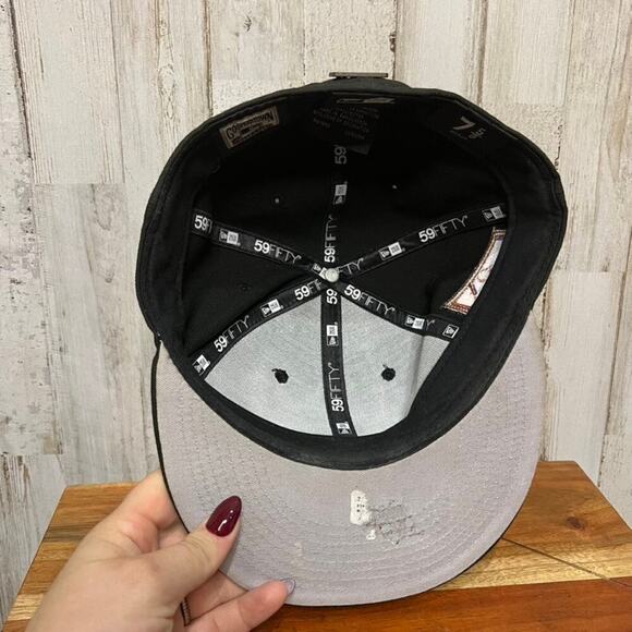 Vintage Florida‎ Marlins New Era 59FIFTY Fitted Hat Size 7-5/8 MLB - Picture 4 of 6